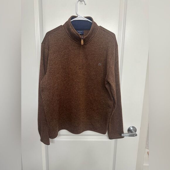 Crown & Ivy Brown 1/4 Zip Pullover Sweater Size S | Send Offer! - Picture 1 of 7